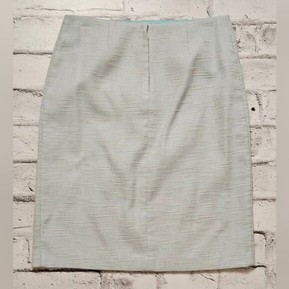 Y2K Le Chateau Blue & White Tweed Skirt and Blazer Jacket Suit Set. - Picture 10 of 16